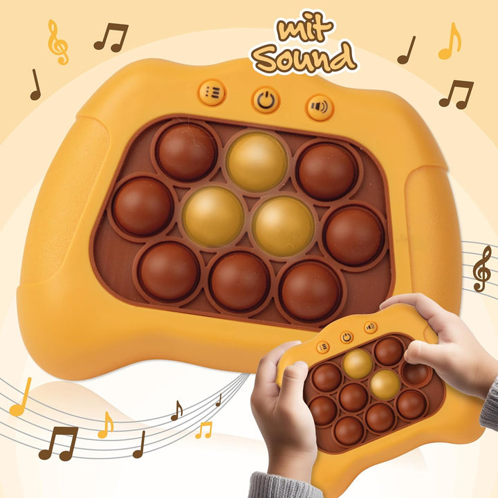 Lutz Mauder Pop up Pop it Fidget Spielzeug für Mädchen und Jungen, Puzzle Spiel mit Sound und Licht,