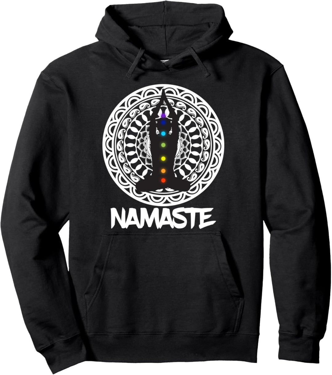 Namaste Yoga Meditation Ruhe Seele und Körper Yogalehrerin Pullover Hoodie