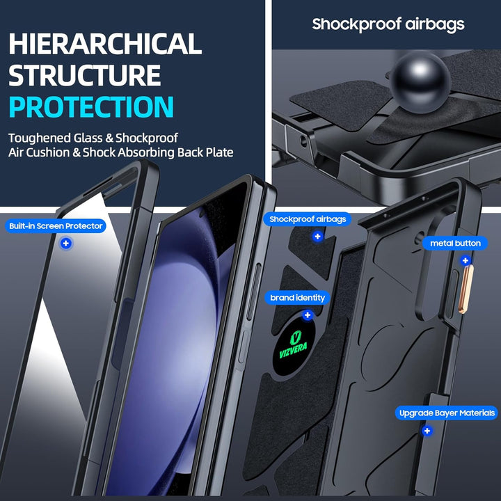 Vizvera Handyhülle für Samsung Galaxy Z Flip 4, Ultradünnes PC Matte Case Handyhülle Smartphone Cove