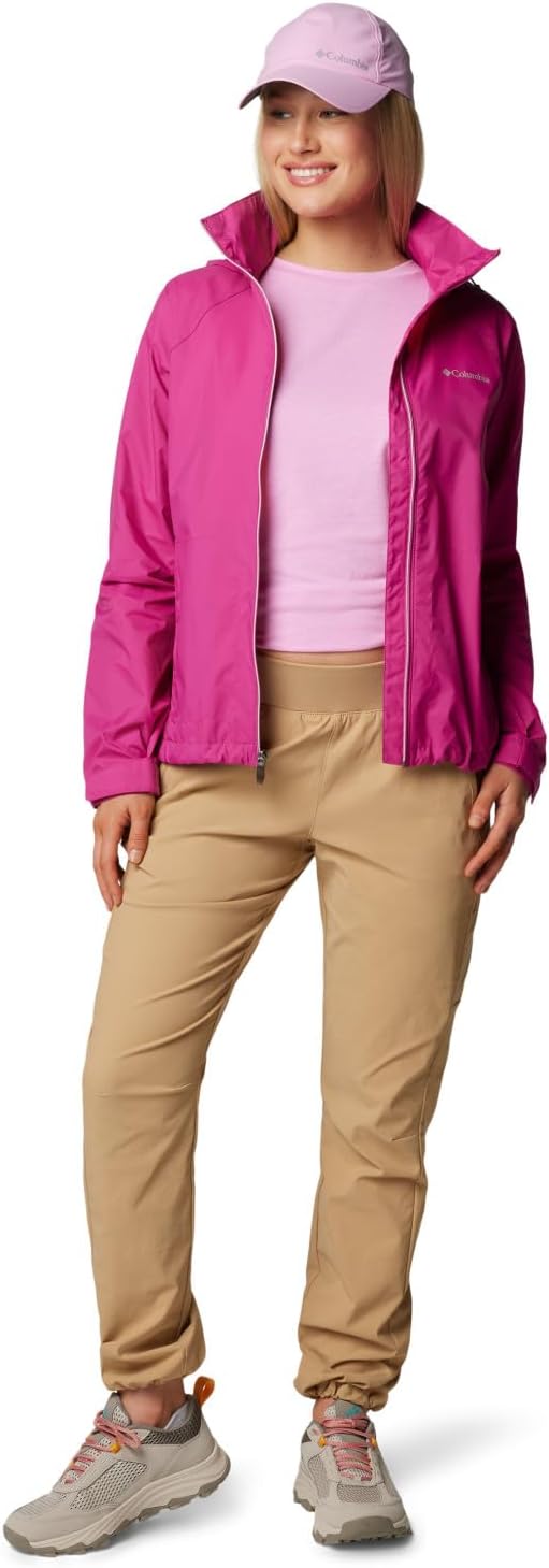 Columbia Damen Waterproof and Breathable Regenjacke S Fuchsia, S Fuchsia
