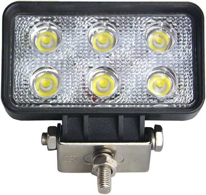 BRIGHTUM 18W LED Arbeitsscheinwerfer weiss 12V 24V Flutlicht Reflektor work light Scheinwerfer Arbei