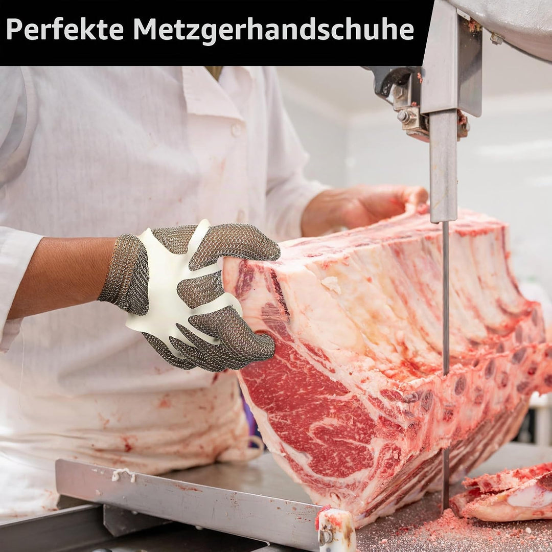 Schwer kettenhandschuh metzger handschuh Schnittschutzhandschuhe schnittfeste für Lebensmittelhandha