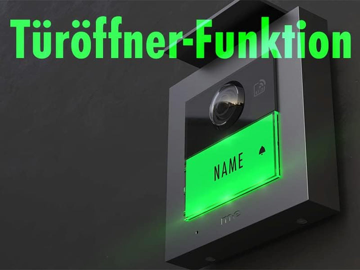 m-e VDV-2010 A Vistadoor RFID Video Aussenstation für Türsprechanlage 1-Familienhaus ALU anthrazit 1