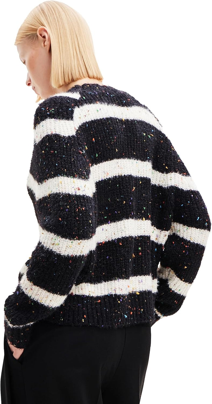 Desigual Damen Pullover_vinalopo Sweater M Schwarz, M Schwarz