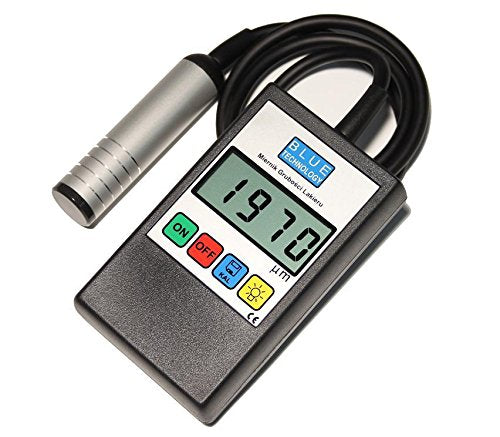 Blue Technology Schichtdickenmessgerät | Lackmesser MGR-11-S-FE | Lackdickenmessgerät | Stahl | Lack