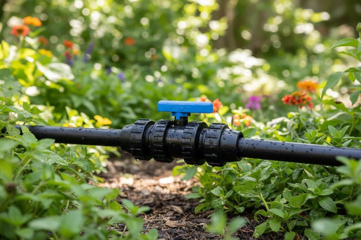 Suinga - VENTIL PVC 40MM ANSCHLUSS POLYETHYLEN. Absperrventil zum Verbinden von zwei landwirtschaftl
