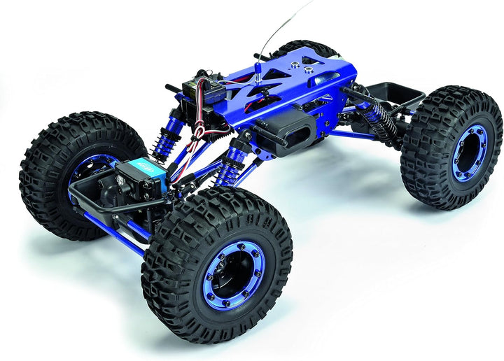 Carson 500404067 X-Crawlee PRO 1:10 – robuster XL RC-Crawler, 4x4, verschränkbare Achsen, einstellba