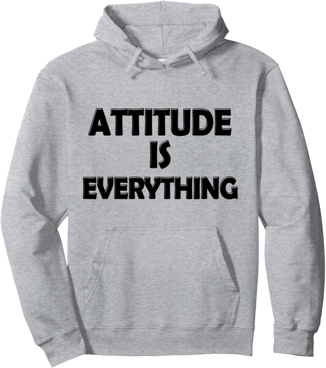 Attitude Is Everything - Costumized Good Vibes Positivity Pullover Hoodie