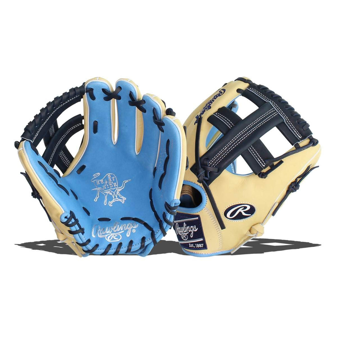 Rawlings Heart of The Hide Baseballhandschuh-Serie Beidhändig Infield Schwarz, Beidhändig Infie