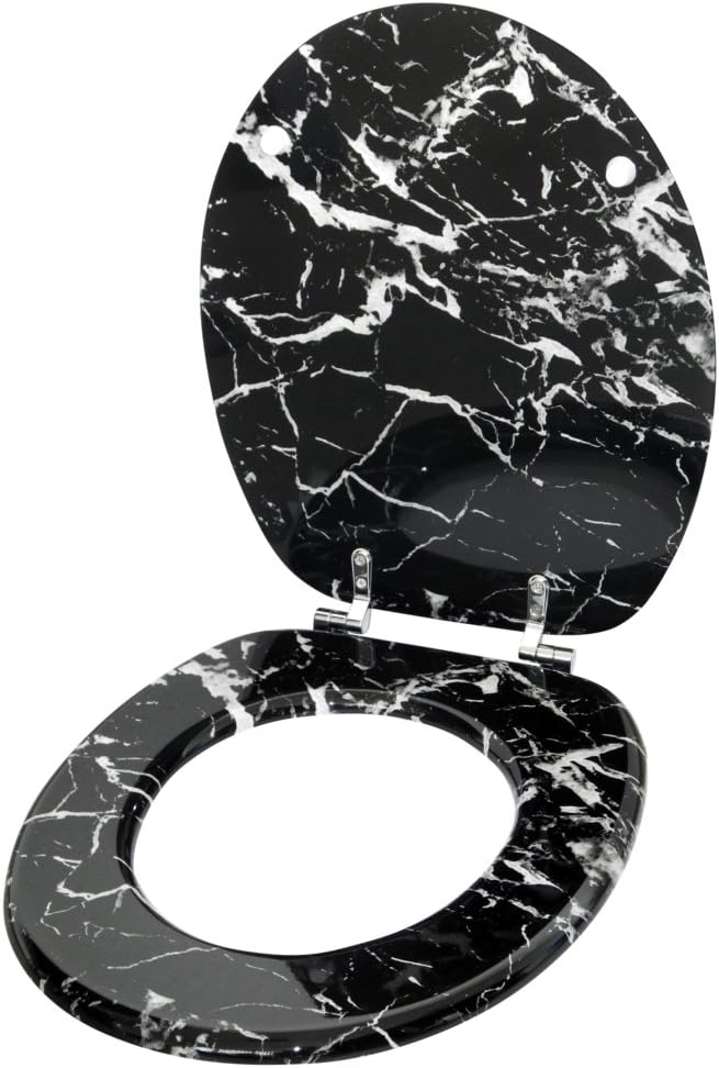 Sanilo WC Sitz ohne Absenkautomatik, viele neue Toilettendeckel zur Auswahl, hochwertige Oberfläche,