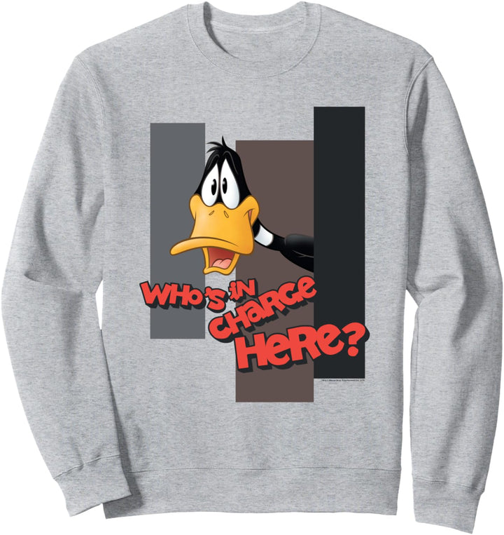 Looney Tunes Daffy Duck Who's in Charge? Sweatshirt