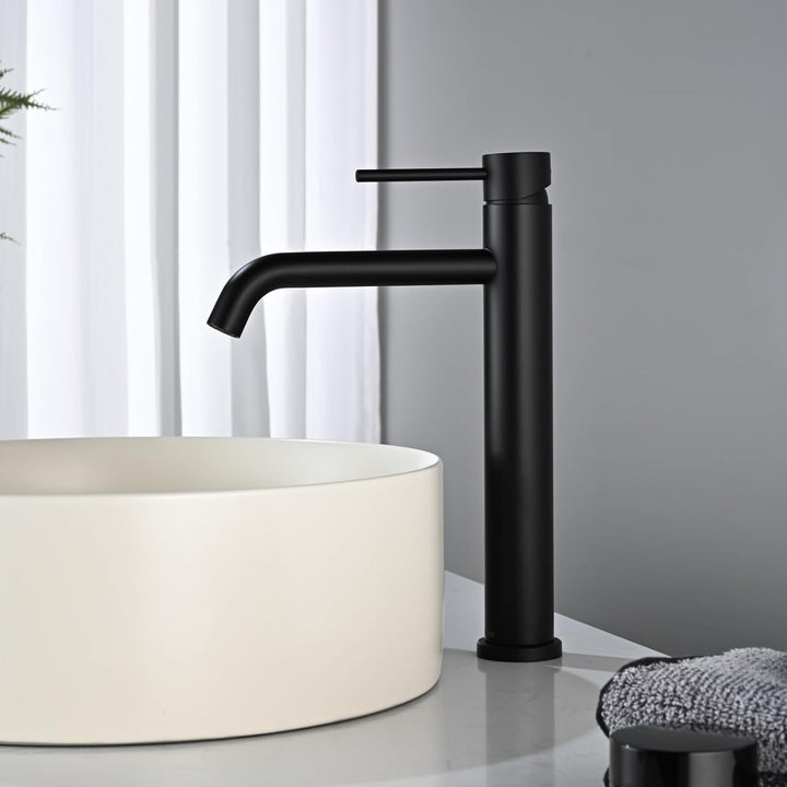 Wasserhahn Bad-Mischbatterie, Waschtischarmatur mit Geräuscharmem Keramischem Ventilkern, Armatur fü
