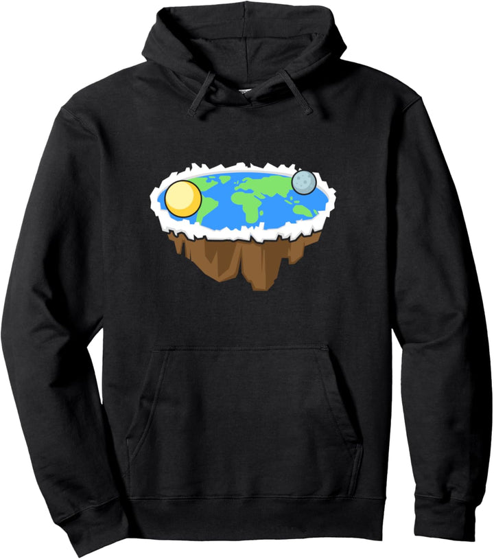 Flache-Erde-Theorie Lustige Pullover Hoodie