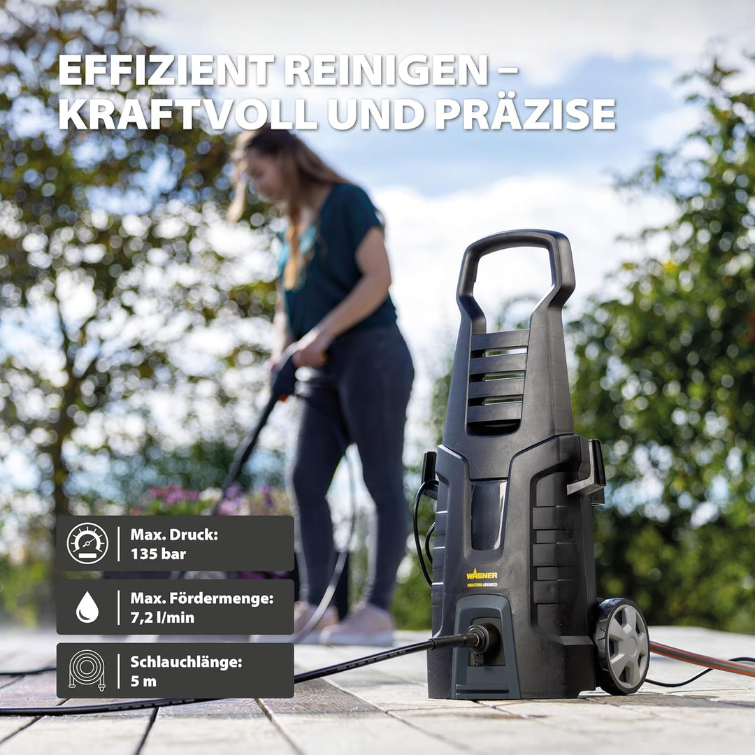 WAGNER AQUASTORM Advanced - Effizienter Hochdruckreiniger für eine schnelle und kraftvolle Reinigung