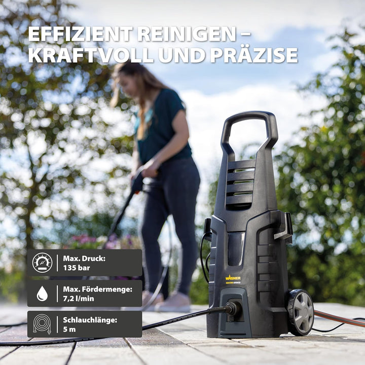 WAGNER AQUASTORM Advanced - Effizienter Hochdruckreiniger für eine schnelle und kraftvolle Reinigung