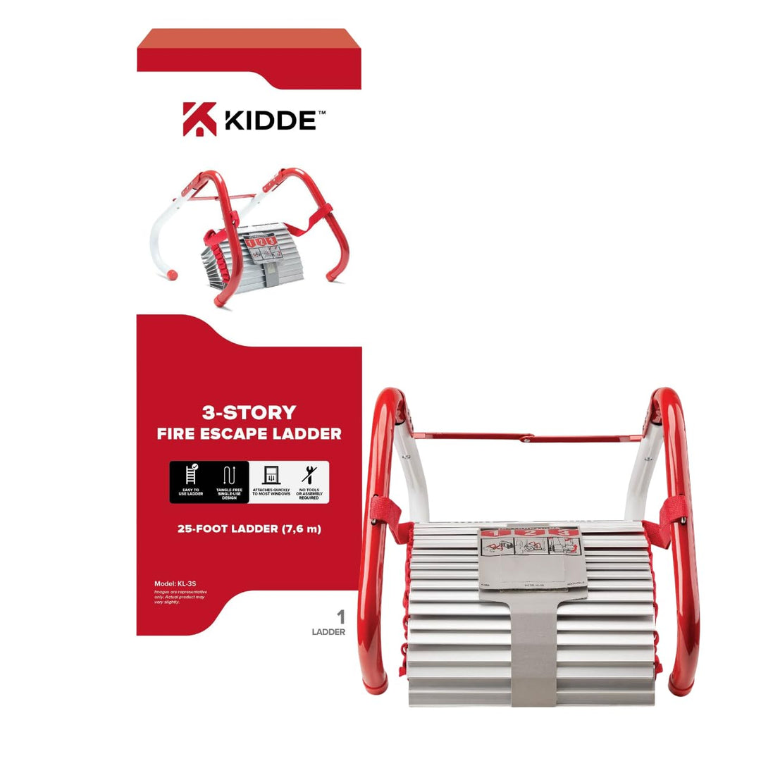 Kidde 468094 Feuerleiter, für 3 Stockwerke, 7,6 m