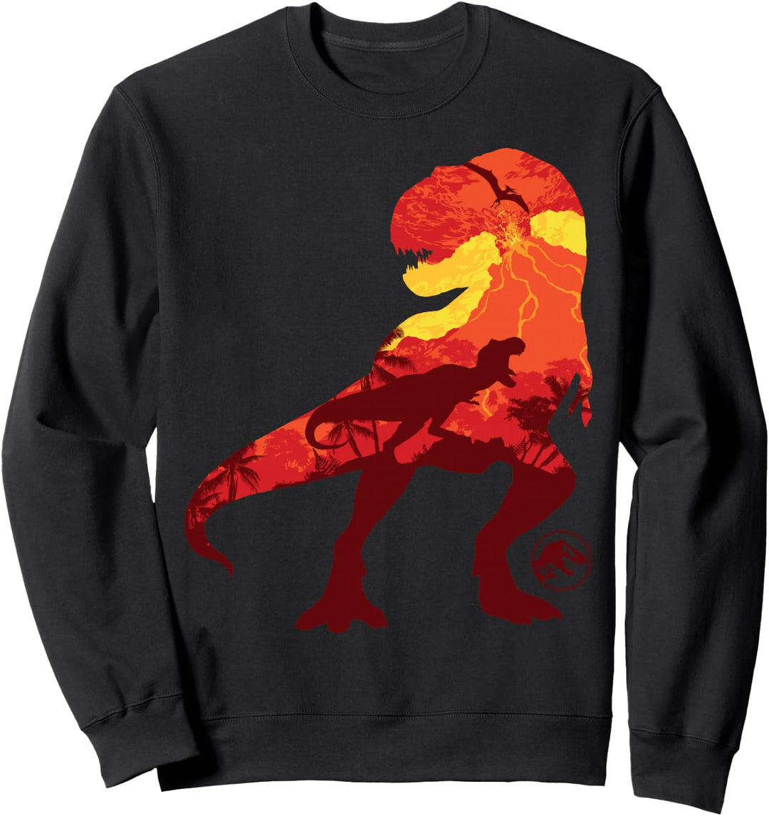 Jurassic World: Fallen Kingdom T-Rex Volcanic Eruption Fill Sweatshirt