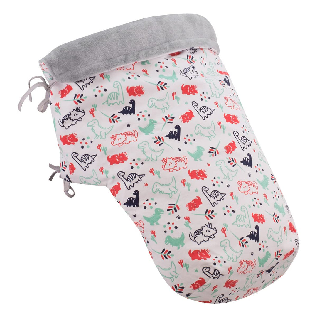 JYOKO Kids Universal Baby Fusssack Kinderwagen, Extra Weicher Fleece für den Winter (Dino Party, Fle