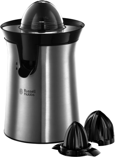 Russell Hobbs Orangenpresse & Zitruspresse elektrisch (2 autom. links-& rechtsrotierende Presskegel