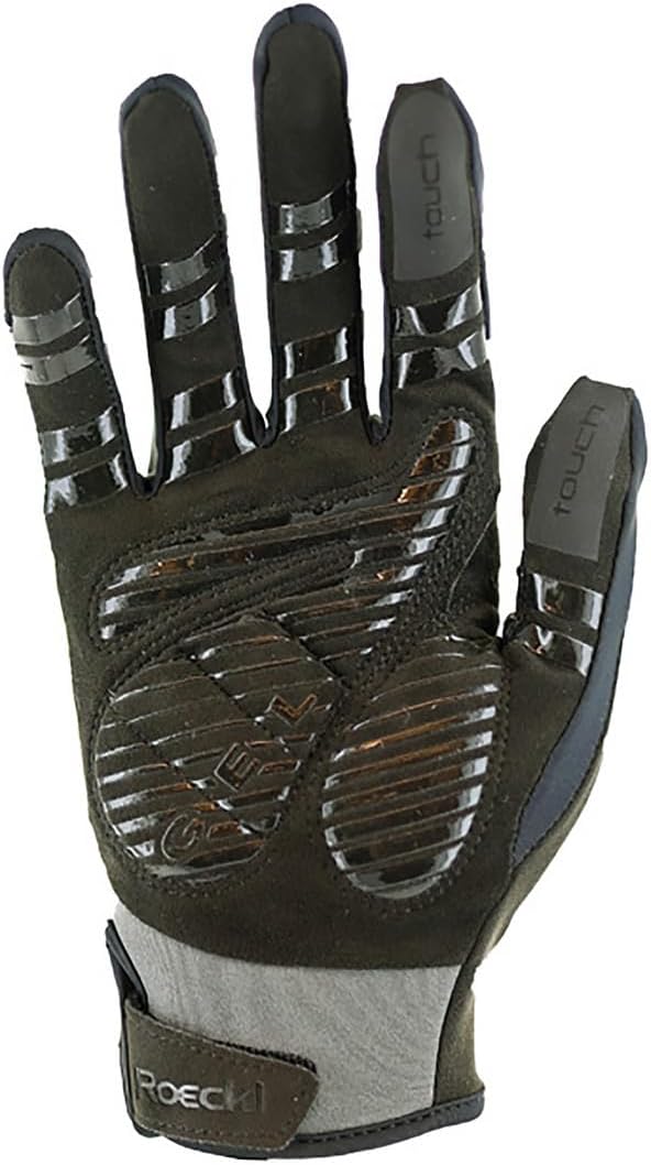 Roeckl Mori 2 Fahrrad Handschuhe lang grau/gelb 2024: Grösse: 7.5