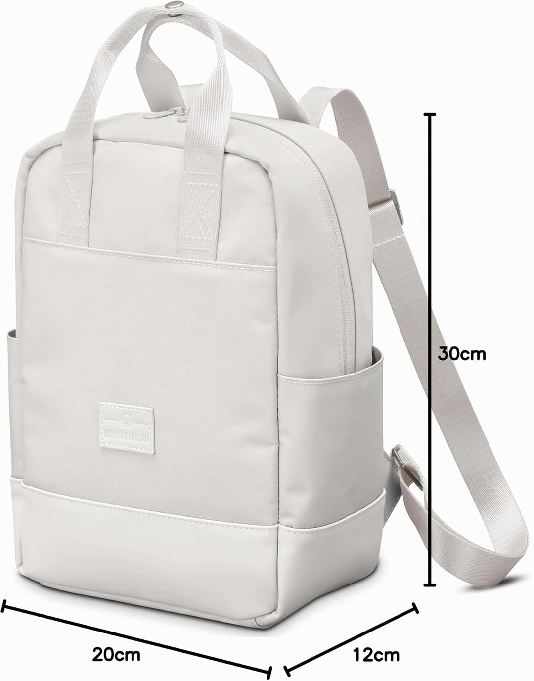 Johnny Urban Rucksack Damen Klein Beige - Jona Small - Stylischer Kleiner Mini Cityrucksack mit Tabl
