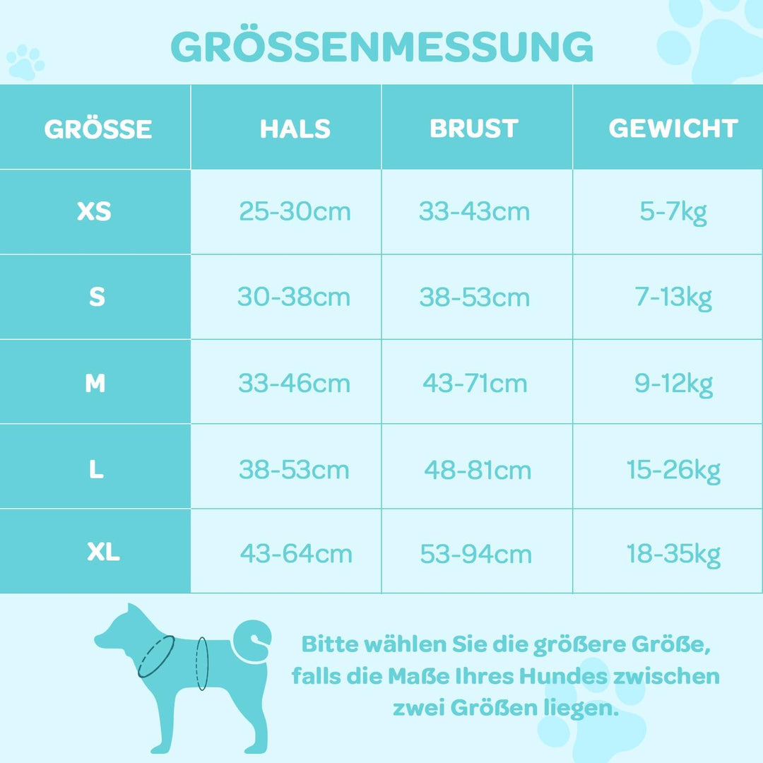 FURRYFECTION Hundegeschirr mit Einfache Kontrolle Griff, ausbruchsicher für kleine, mittlere und gro