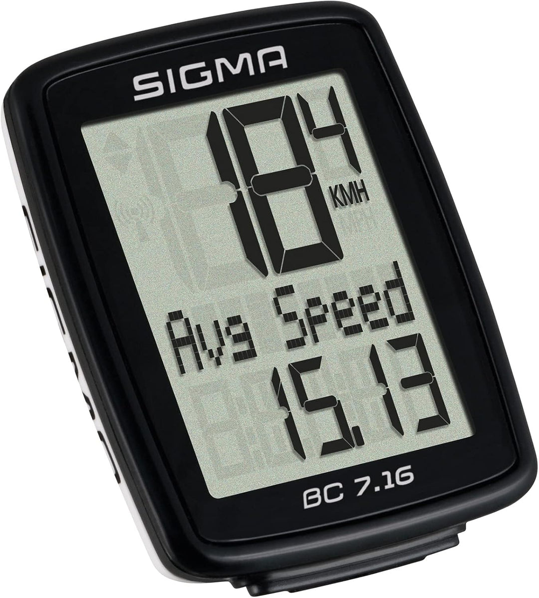 Sigma Sport Sigma BC 7.16 Fahrradcomputer, Schwarz, One size, wired Single, Single