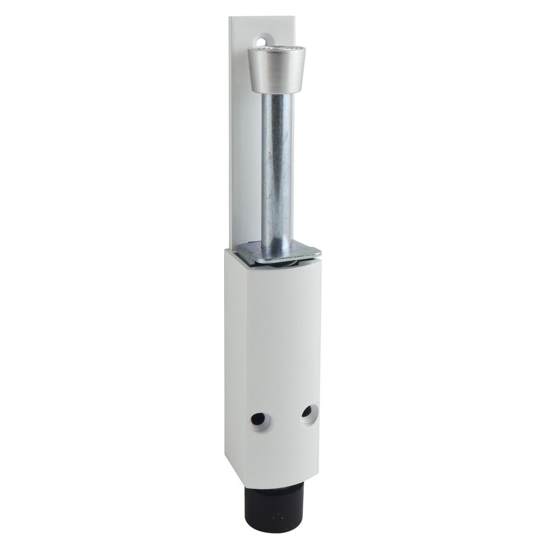 KWS 122272 1222, 35 x 225 mm, weiss Türfeststeller | Türstopper | Hub 60 mm 1 Stück, Aluminium (RAL