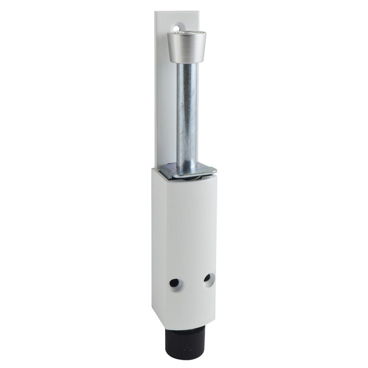 KWS 122272 1222, 35 x 225 mm, weiss Türfeststeller | Türstopper | Hub 60 mm 1 Stück, Aluminium (RAL
