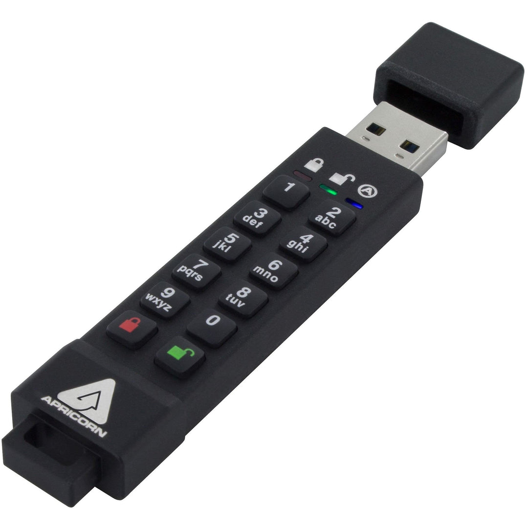 Apricorn ASK3Z-16GB SecureKey Flash S-USB 3.1, 16GB, Schwarz, 16GB