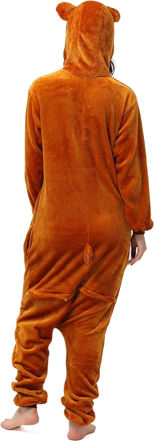 Katara 1744 (30+ Designs) Bären-Kostüm Teddy, Unisex Onesie/ Pyjama-Qualität für Erwachsene & Teenag