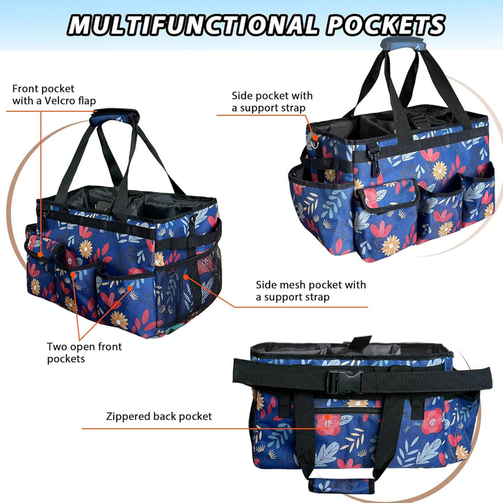 Reinigungs-Caddy-Tasche, Reinigungs-Caddy-Organizer mit Griff, grosse Caddy Tasche für Haus, Auto un