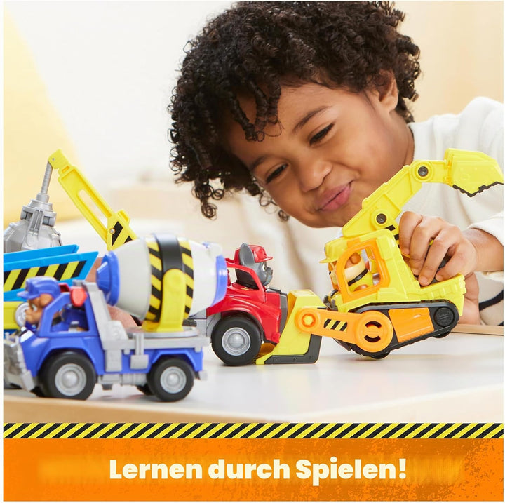 Rubble & Crew, Charger's Crane Grabber Spielzeug-LKW mit beweglichen Teilen und einer Sammel-Actionf