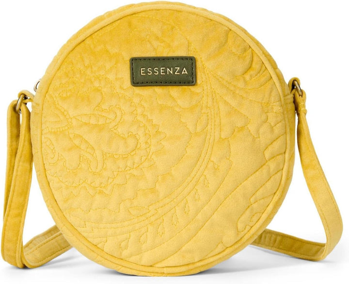 ESSENZA Schultertasche Reese Velvet Grösse One Size Gelb, Gelb
