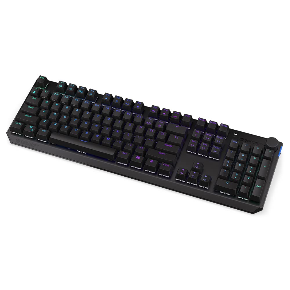ENDORFY Thock Wireless Red, fullsize Wireless Mechanical Keyboard, QWERTY, Kailh Red switches, RGB,