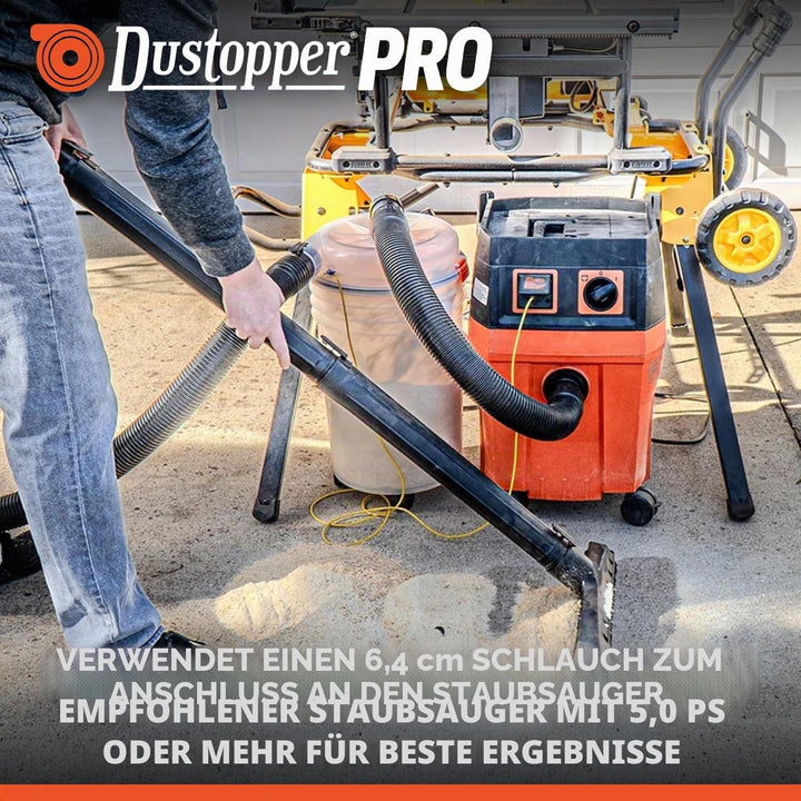 PRO, Low-Profile-Staubsammler für Nass-/Trockensauger, Inklusive High-Flow 90-Grad-Sweep-Winkel und