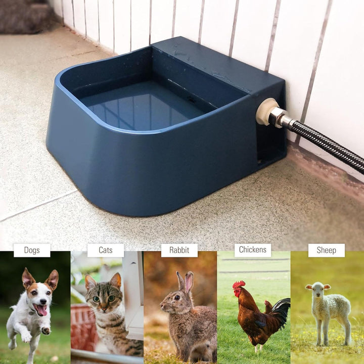 Waterer Automatischer Hundewassernapf, Futterspender für Katzen, mit Schwimmventil | Wasserspender f