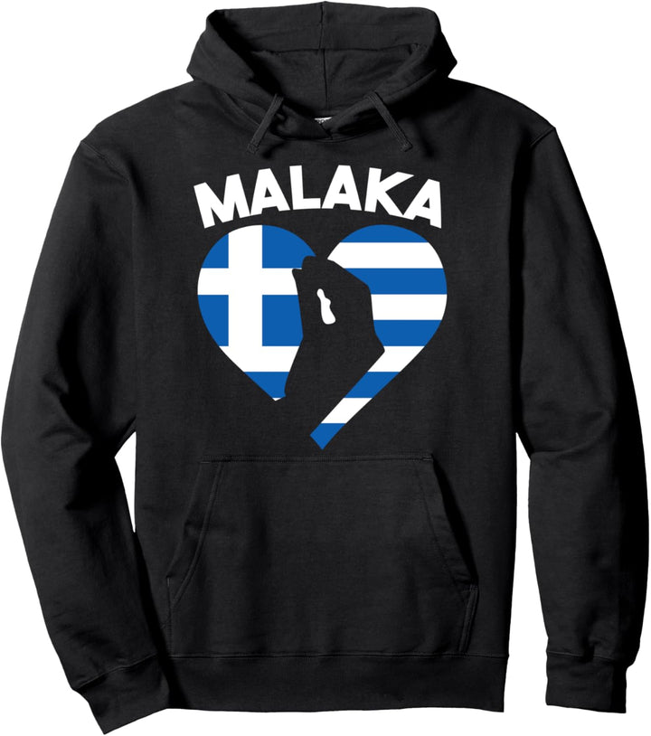 Grieche Griechen,Grieche,Griechin,Griechisch Malaka Pullover Hoodie