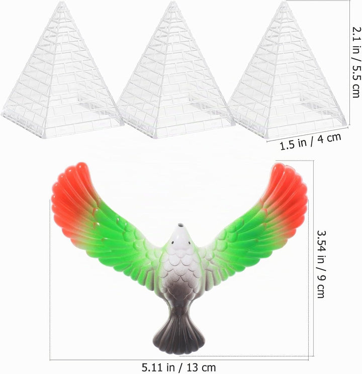 jojofuny 10 Stücke Schwebevogel Kinder Balance Vogel: Finger Balance Eagle Magical Physik Spielzeug