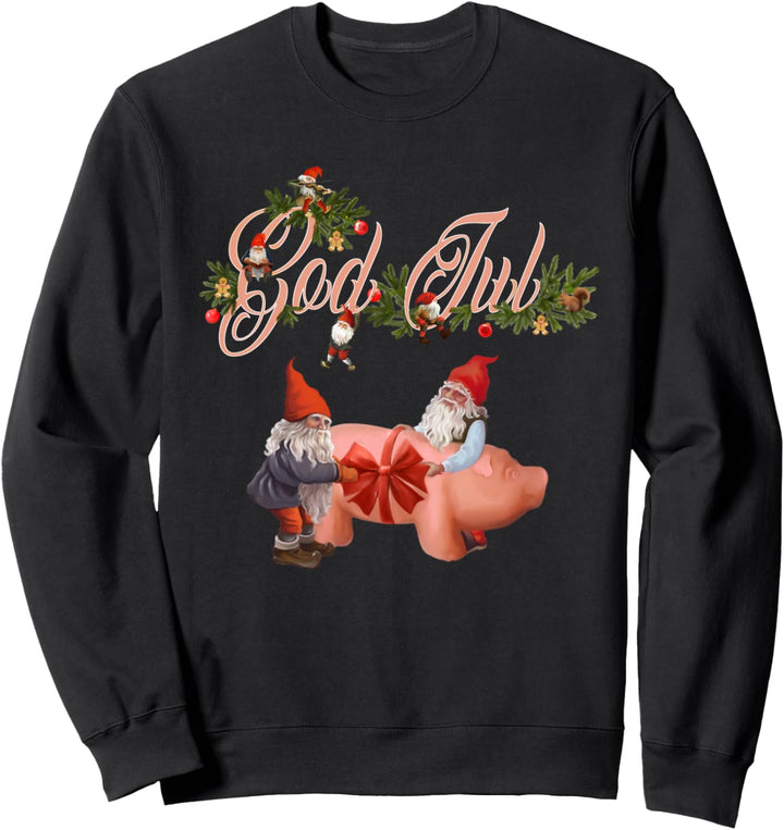Norwegisches Weihnachtsmarzipanschwein Sweatshirt