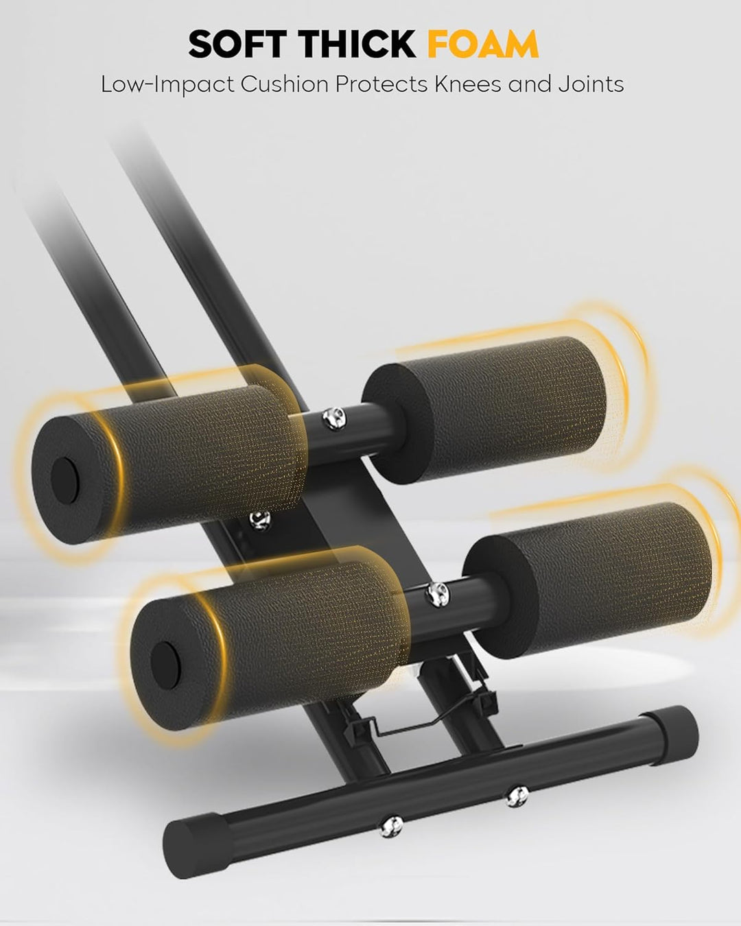 GUUG Bauchmuskeltrainer Bauchtrainer für Zuhause: Bauch Trainingsgerät Klappbar Bauchmuskeltraining