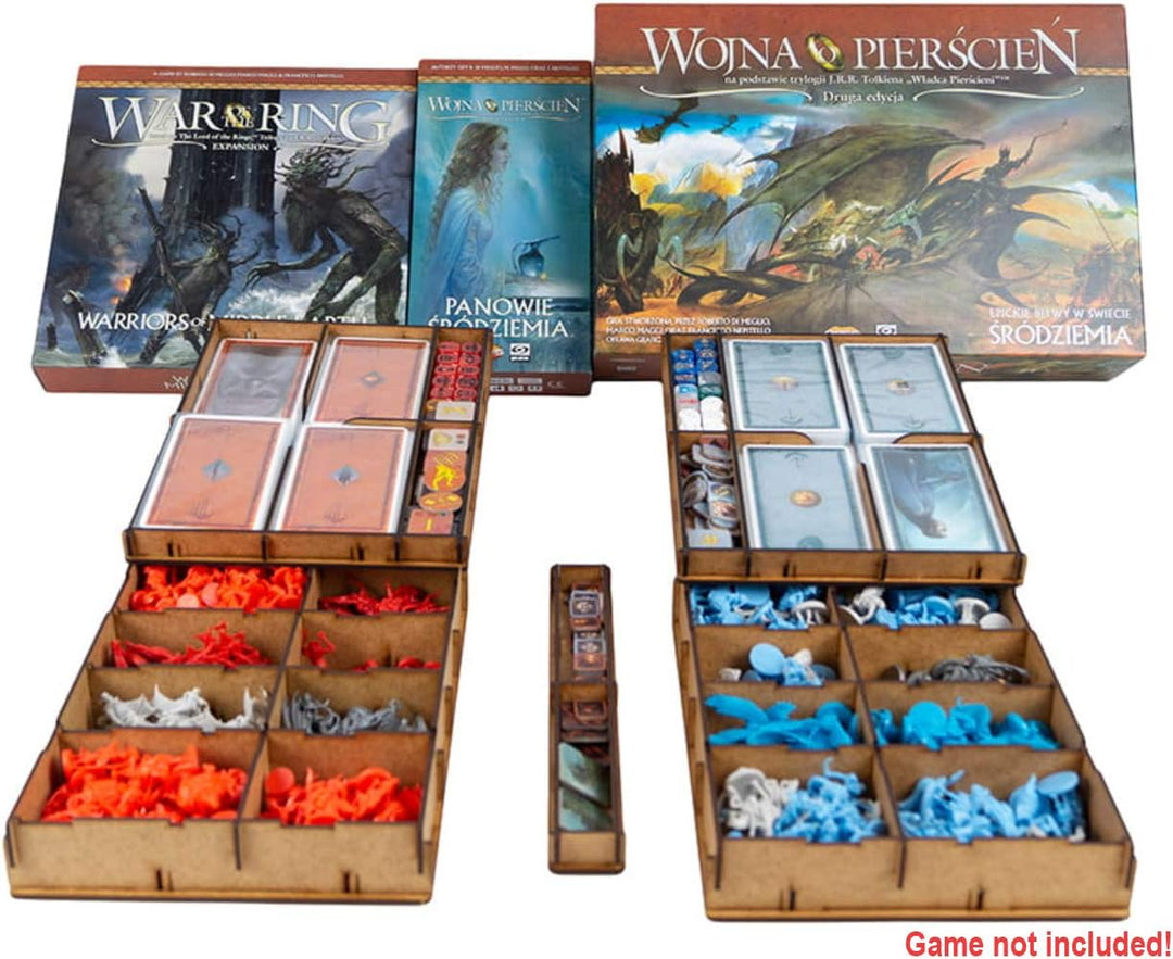 docsmagic.de Organizer Insert for War of The Ring 2nd Edition - Box Einsatz, War of the Ring 2nd Ed