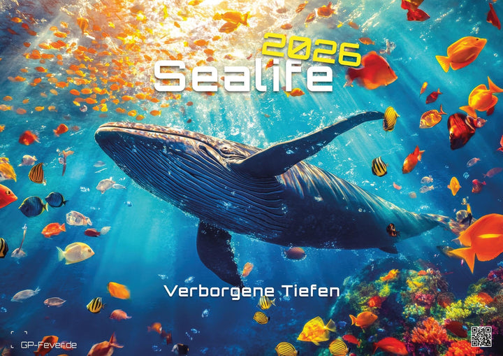 Sealife - verborgene Tiefen - 2026 - Kalender DIN A2: Der Wandkalender mit den schönsten Unterwasser