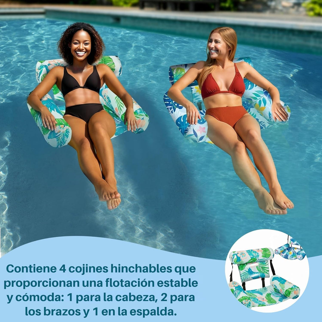 X2 Luftmatratze Pool. Luftmatratze Wasser Aufblasbare. Robuste Schwimmhilfen Für Erwachsene, Ideal F