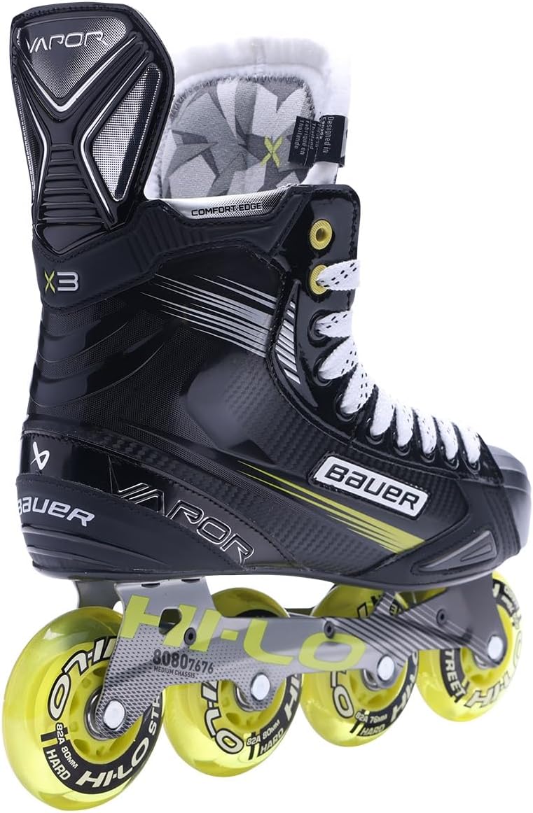 Bauer S23 Vapor X3 Skate – Senior 9.5 - Euro 45 Schwarz, 9.5 - Euro 45 Schwarz
