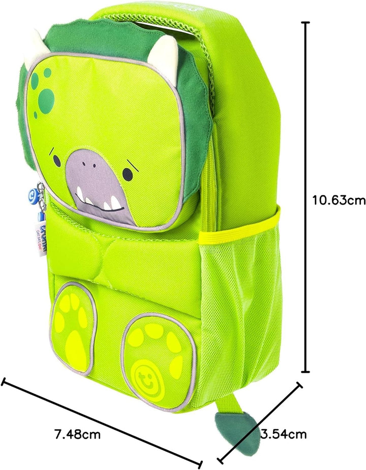 Trunki Kleinkindrucksack & Kindergartentasche - gut sichtbar - Dudley (grün) Dino Dudley (Grün), Din