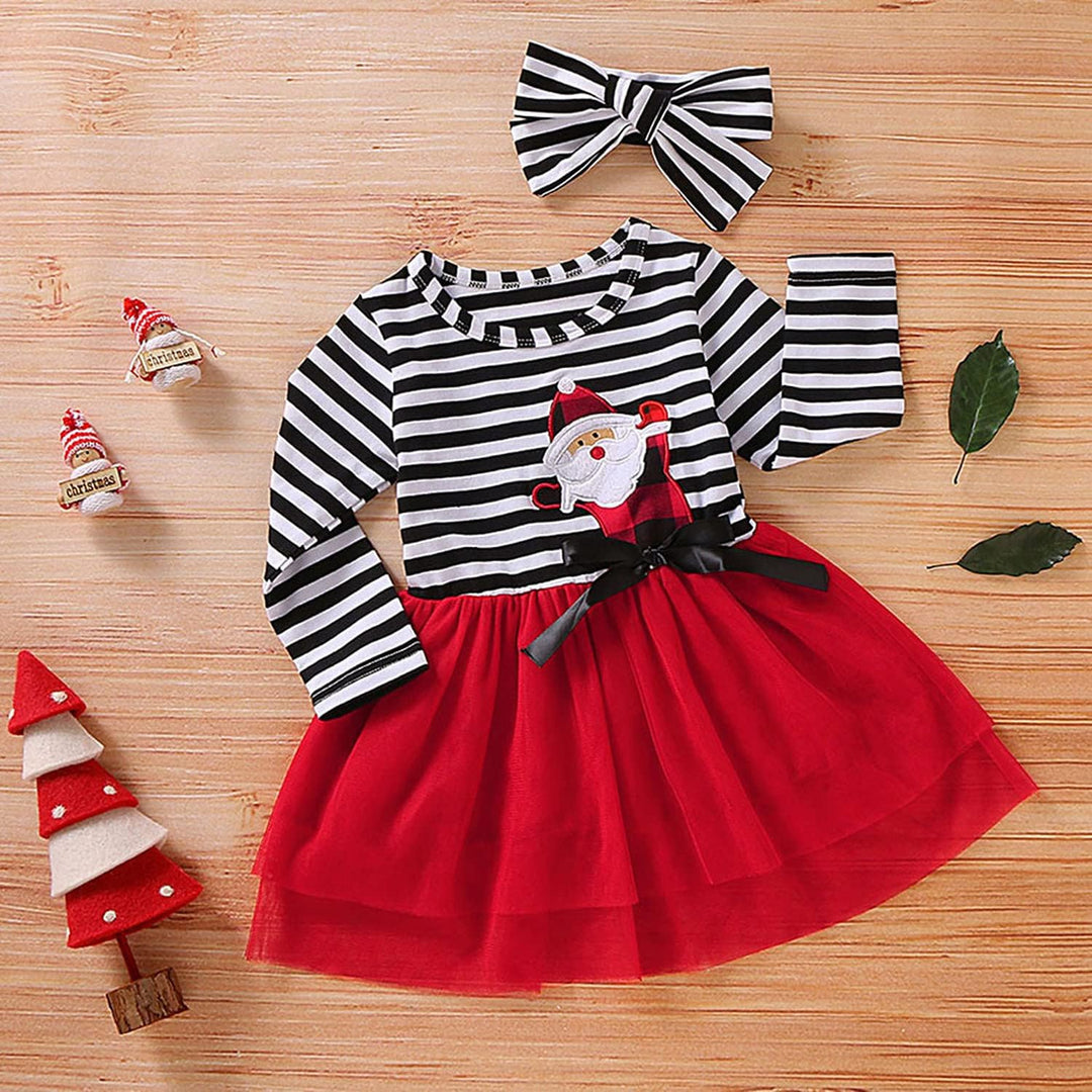 Verve Jelly Weihnachten Kleinkind Baby Mädchen Outfits Santa Prinzessin Xmas Party Tutu Rock Kleider