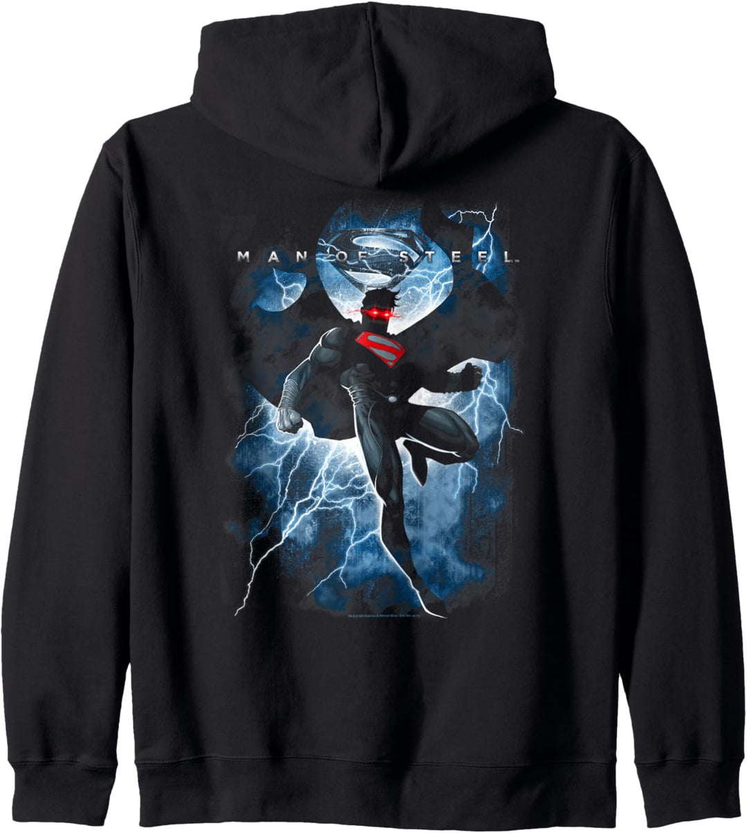 Superman Man of Steel Steel Lightning Kapuzenjacke