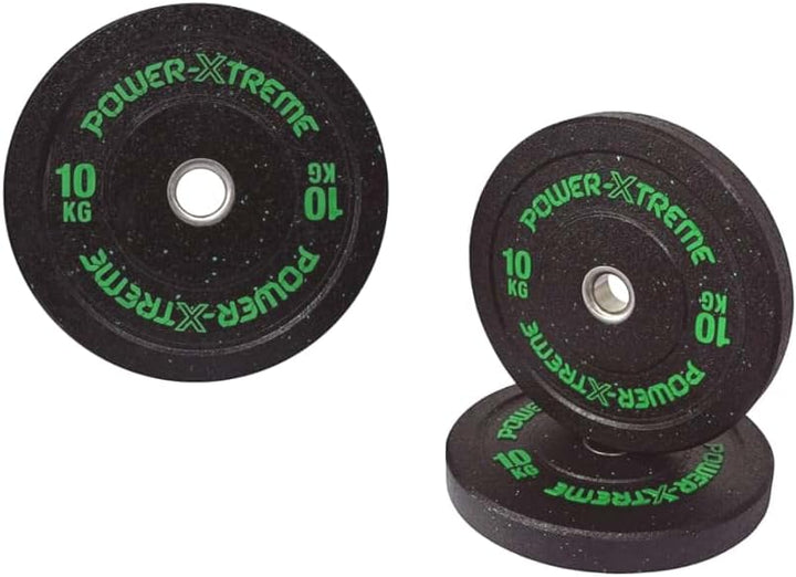 POWER-XTREME Hantelscheiben | Bumper Plates | Gewichtsscheiben | 50mm | Gummigranulat | Grössenauswa