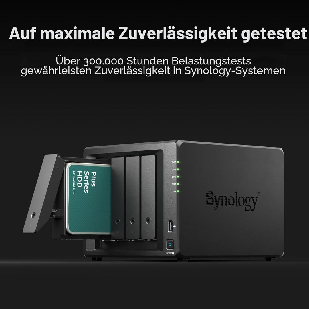 SYNOLOGY 4 TB HAT3300 HDD – 1 Million Stunden MTBF, 180 TB/Jahr Arbeitslast, 5400 PRM, 4 TB